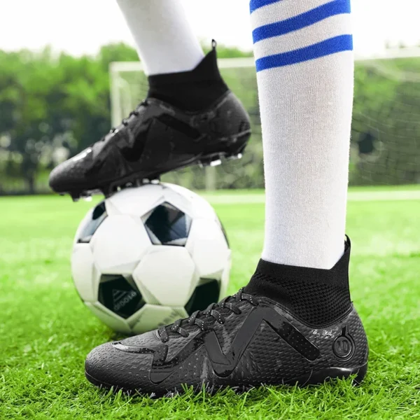 Outdoor football shoes, men's training sports shoes, sports shoes, fast original sports shoes, anti slip shoes, football boots - Image 3