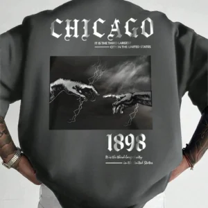 Hands Slogan Graphic Cotton T-shirt Men Luxury Brand Fashion Big Size Top Casual Short Sleeve Streetwear Classic Print Tee S-4XL