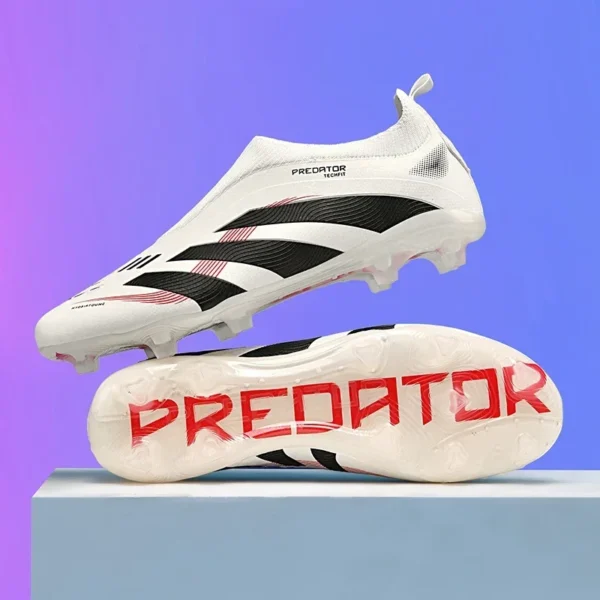 New Men Training Sneakers Soccer Shoes Long Spikes Cleats Match Futsal Breathable Drop Shipping Football Boots Ultralight Indoor - Image 5
